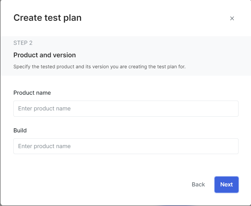 Create test plan 